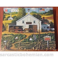 Charles Wysocki Americana Series 1000 Piece Puzzle Sleepy Fox Farms Ohio Watermelon Patch by WYSOCKI  B01LVU3WRC